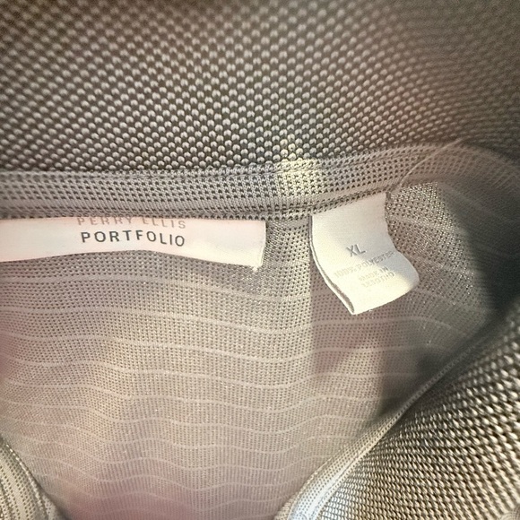 Perry Ellis Light Gray Polo Shirt Size XL - Picture 4 of 5